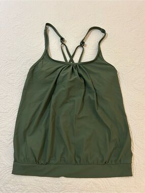 Green tankini top.